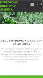 Mobile Screenshot of hydroponicsocietyofamerica.org